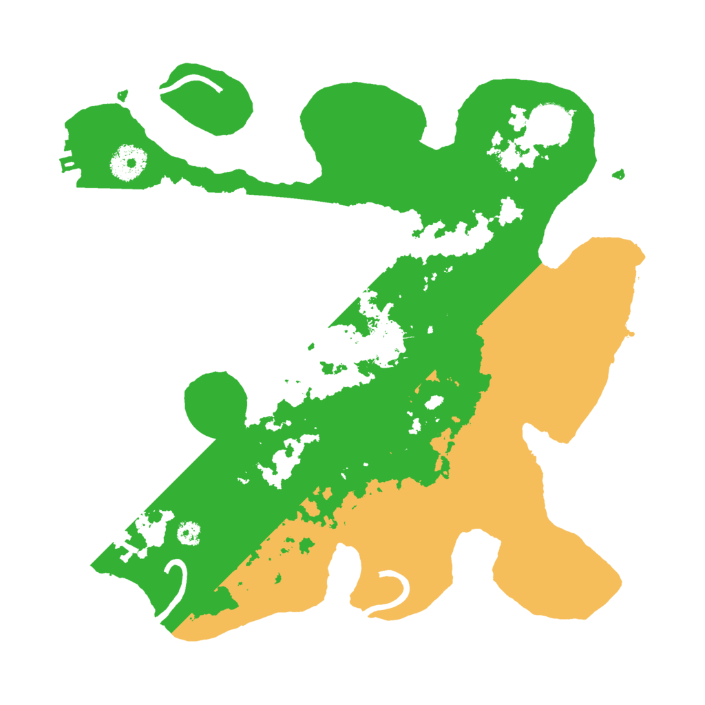Biome Rust Map: Procedural Map, Size: 3000, Seed: 65775853