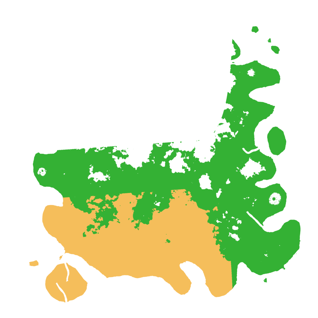 Biome Rust Map: Procedural Map, Size: 4000, Seed: 131150