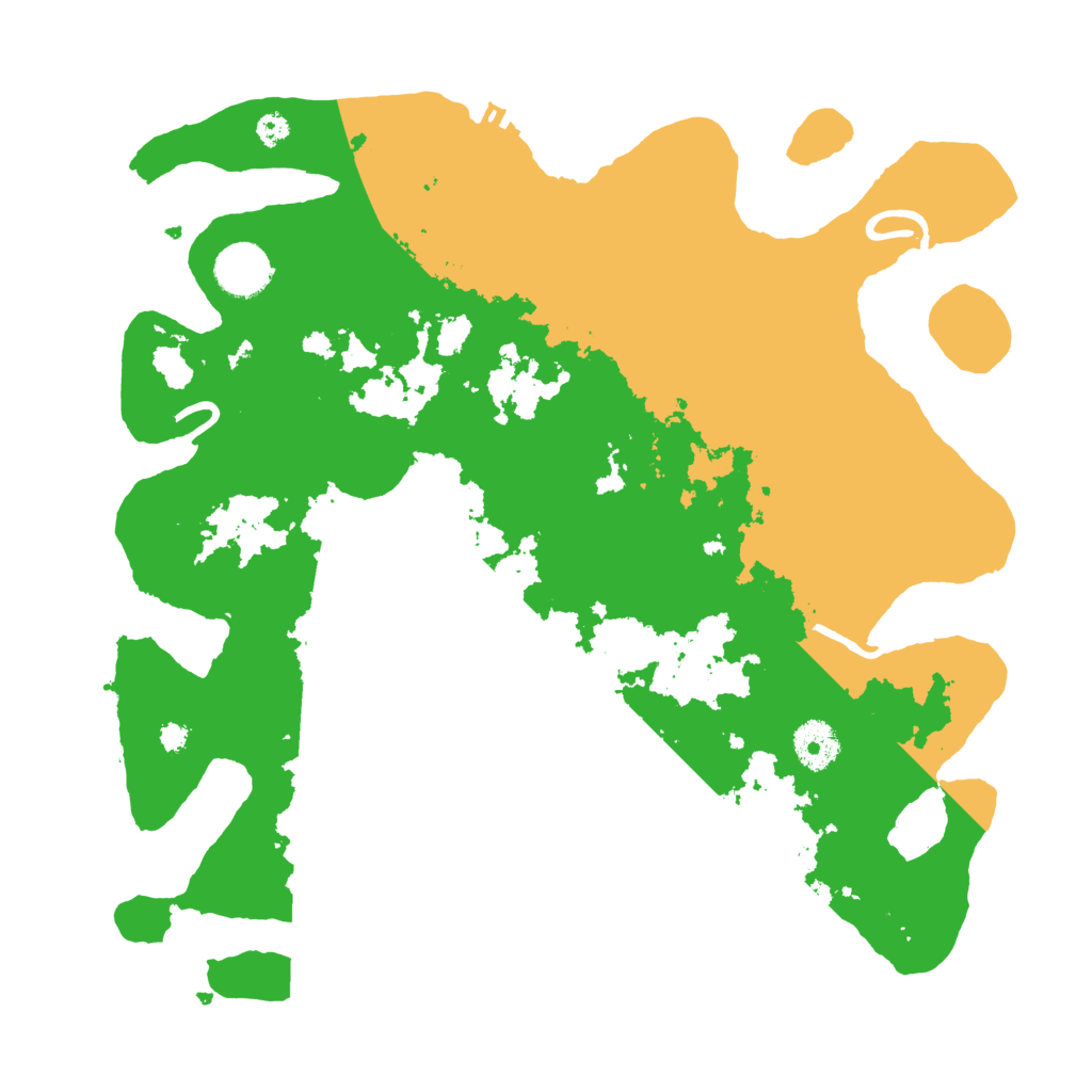 Biome Rust Map: Procedural Map, Size: 3500, Seed: 443044041