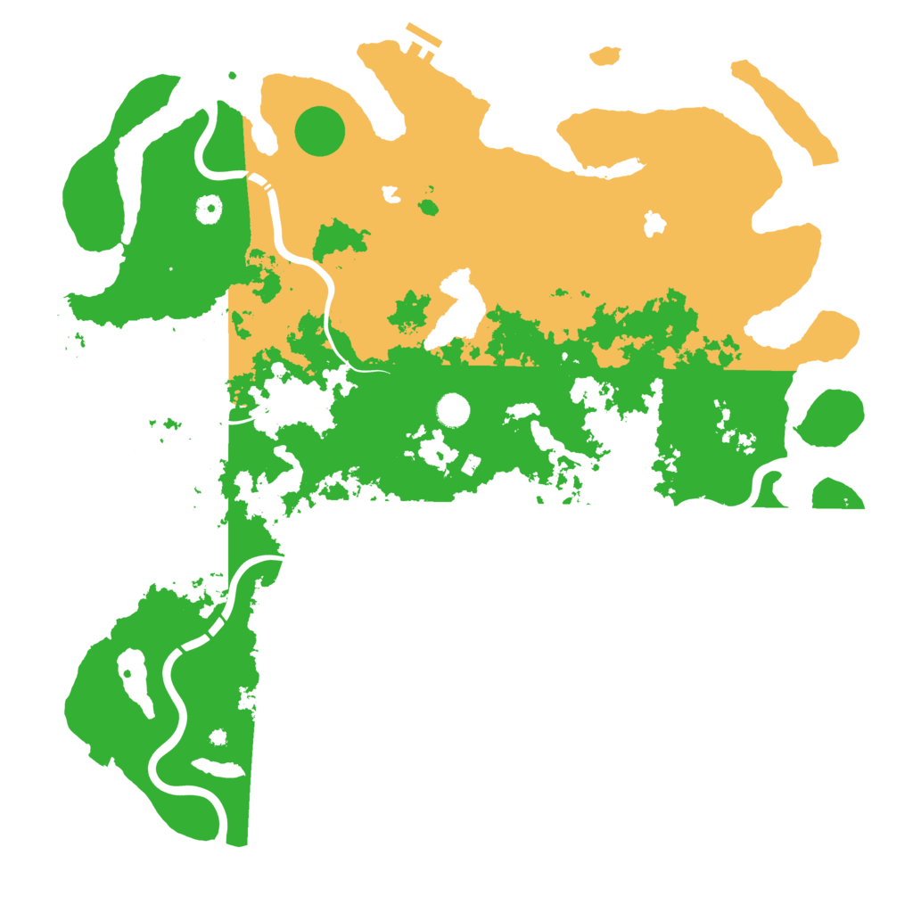 Biome Rust Map: Procedural Map, Size: 4800, Seed: 1490422854