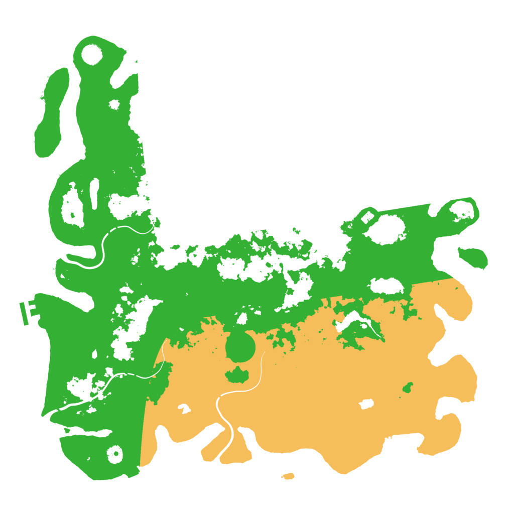 Biome Rust Map: Procedural Map, Size: 4500, Seed: 397227346