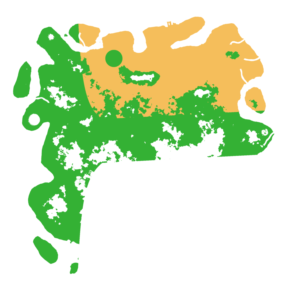 Biome Rust Map: Procedural Map, Size: 4500, Seed: 769987215
