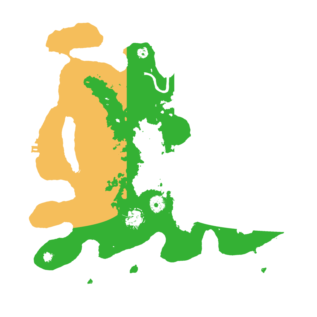 Biome Rust Map: Procedural Map, Size: 3000, Seed: 12226185