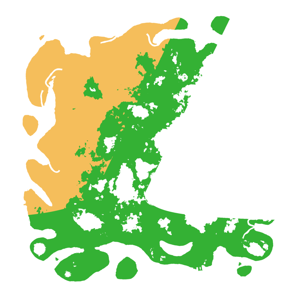 Biome Rust Map: Procedural Map, Size: 4500, Seed: 1373982858
