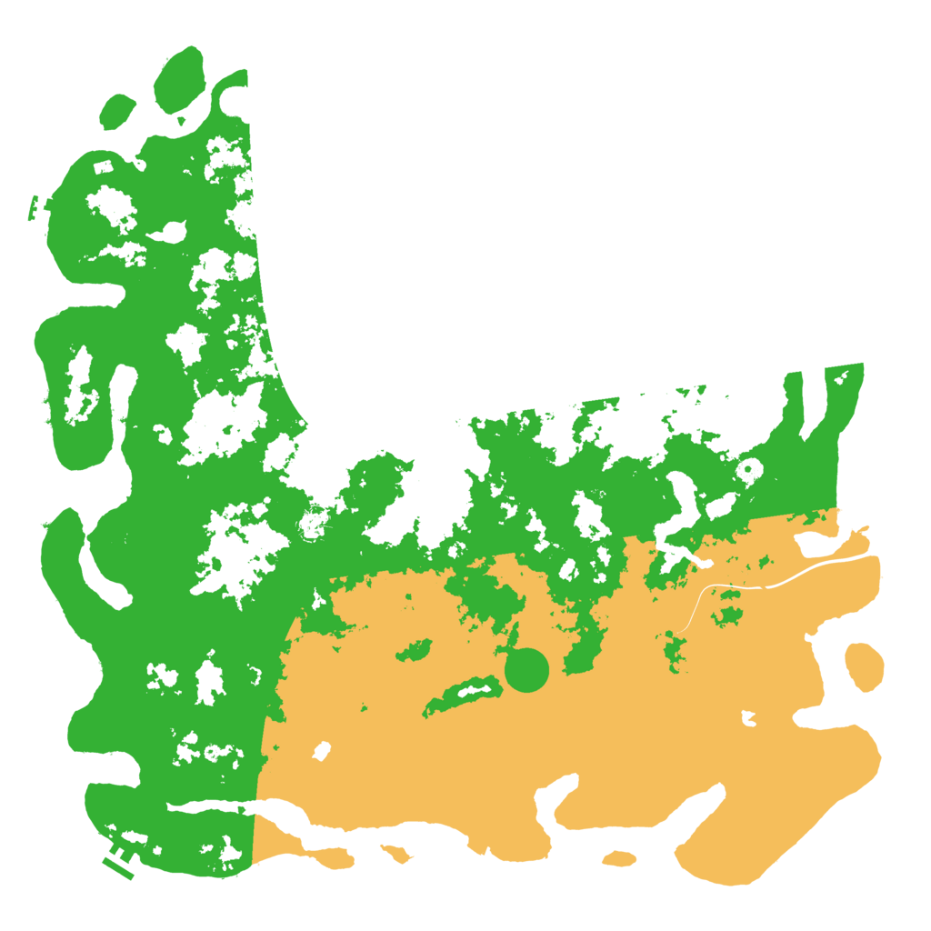 Biome Rust Map: Procedural Map, Size: 5500, Seed: 781288502