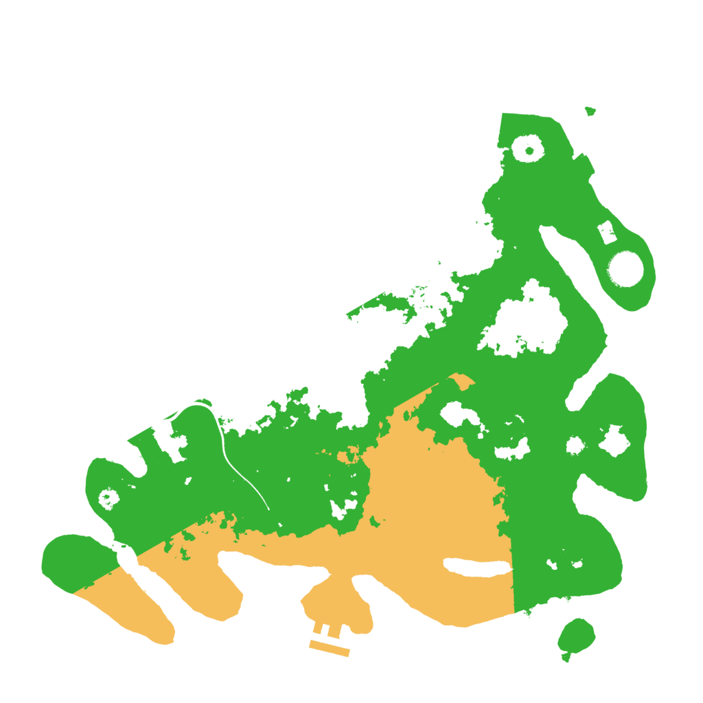 Biome Rust Map: Procedural Map, Size: 3500, Seed: 2125662346
