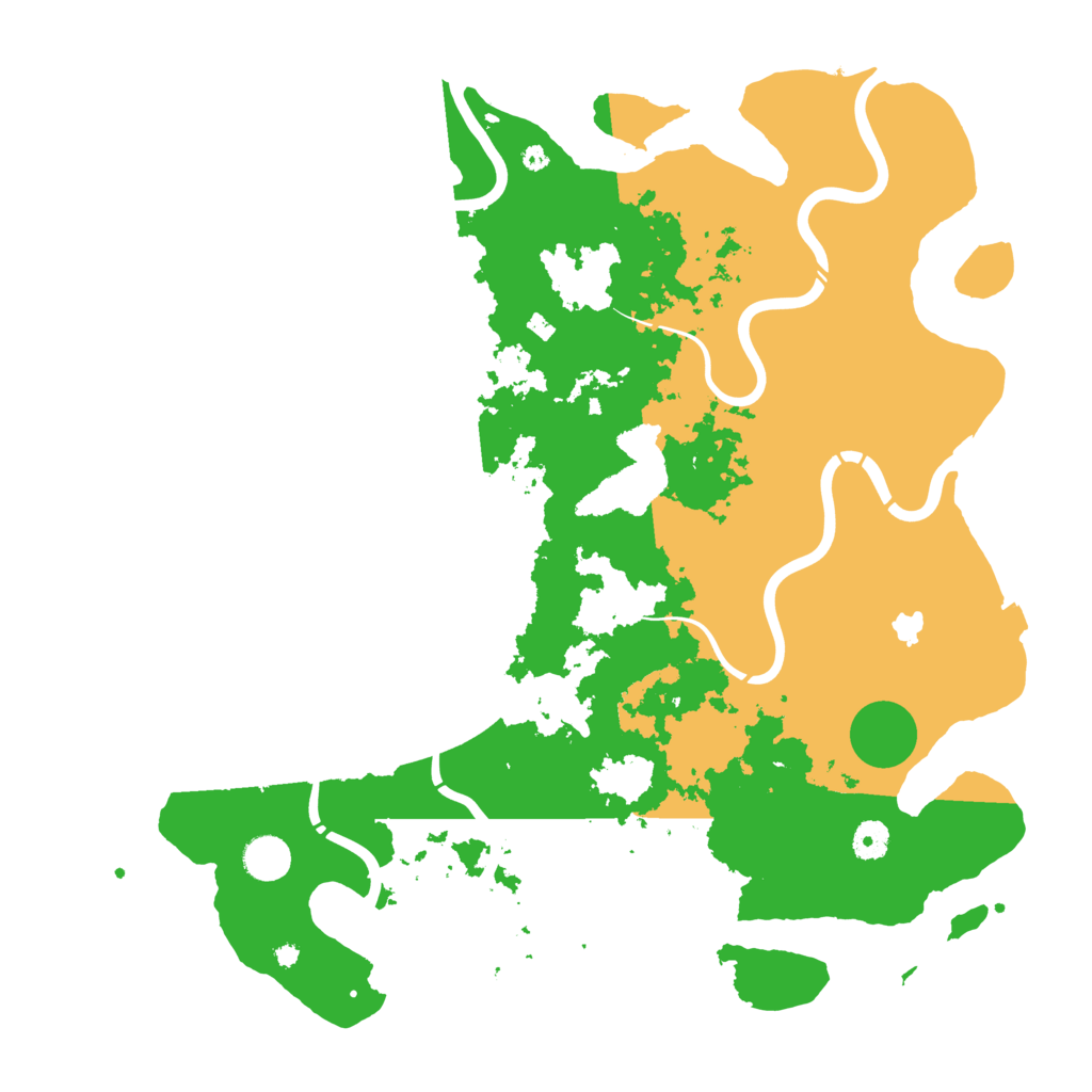 Biome Rust Map: Procedural Map, Size: 4300, Seed: 854724308