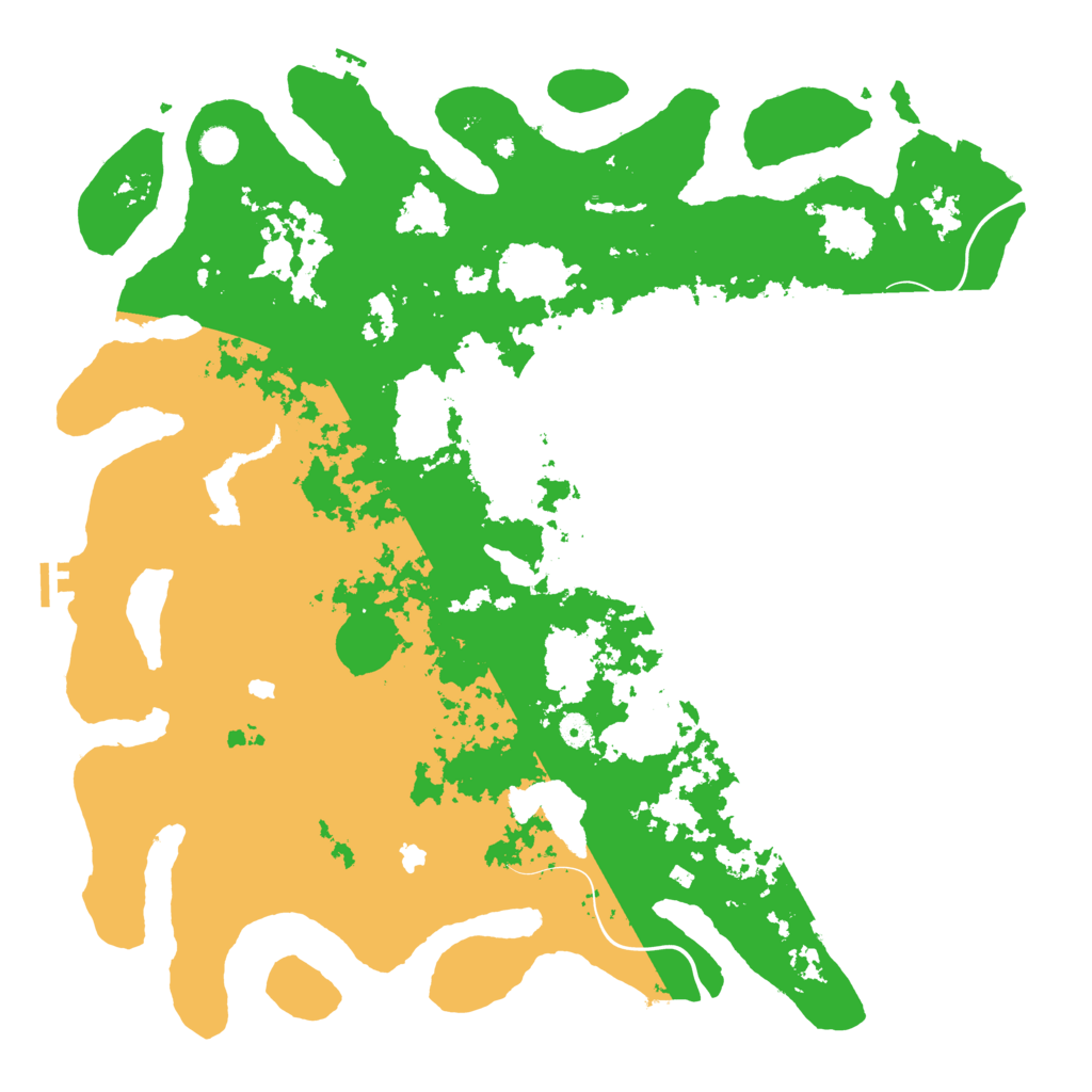 Biome Rust Map: Procedural Map, Size: 5000, Seed: 19707520