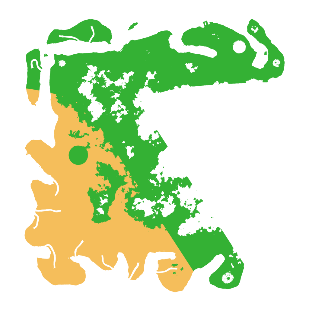 Biome Rust Map: Procedural Map, Size: 4250, Seed: 490356626
