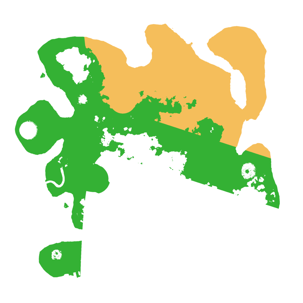 Biome Rust Map: Procedural Map, Size: 3000, Seed: 27356