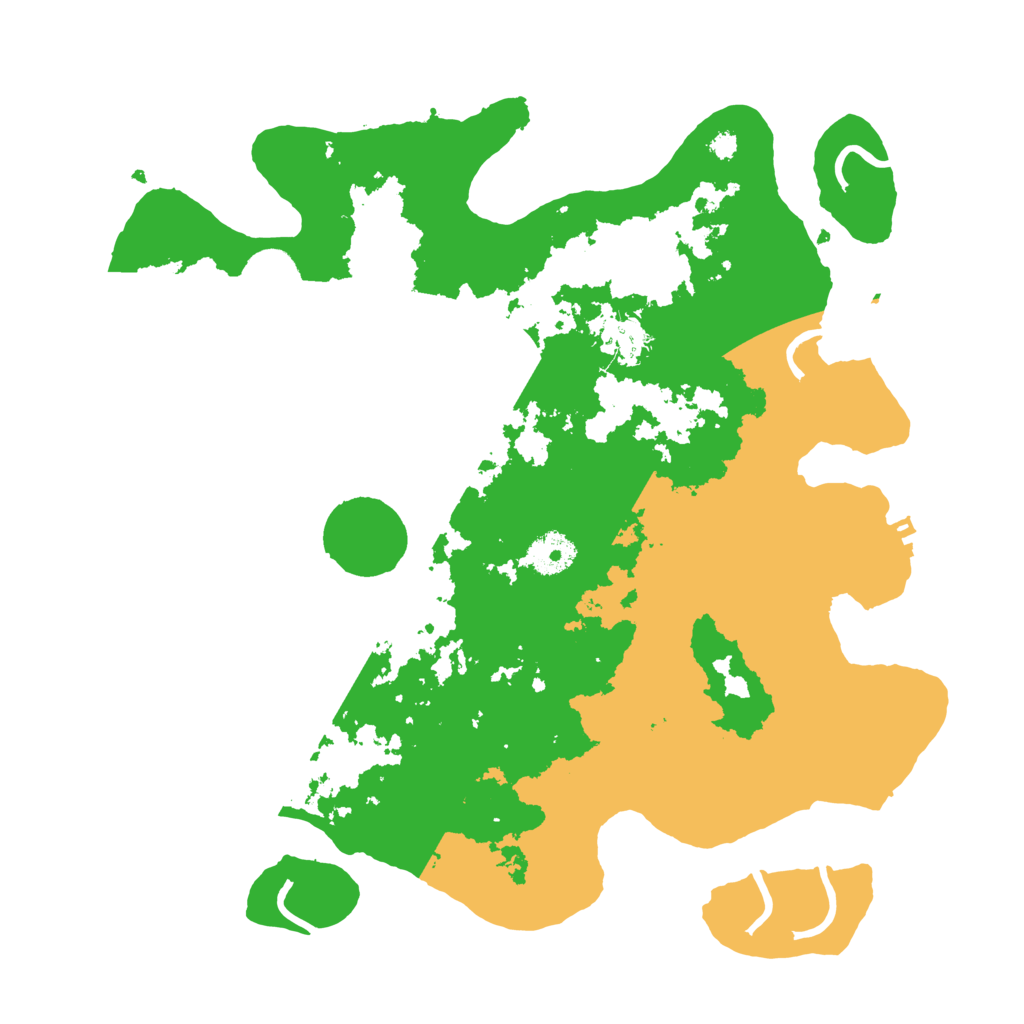 Biome Rust Map: Procedural Map, Size: 3500, Seed: 582957743