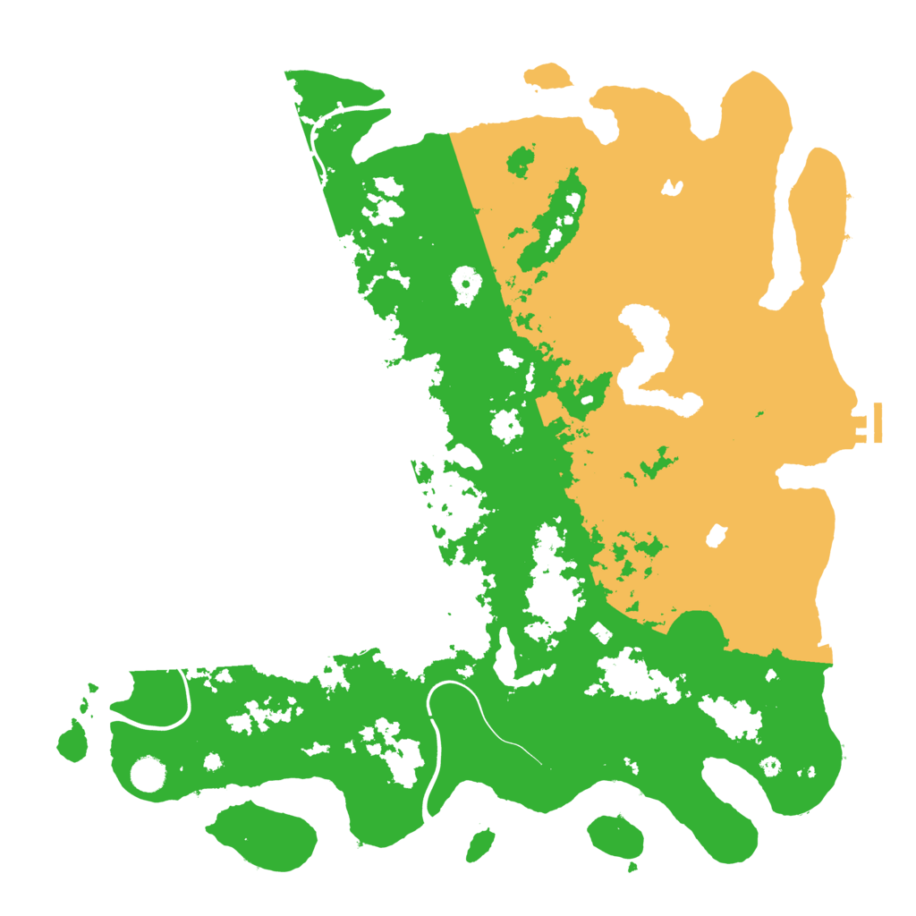 Biome Rust Map: Procedural Map, Size: 4600, Seed: 125341