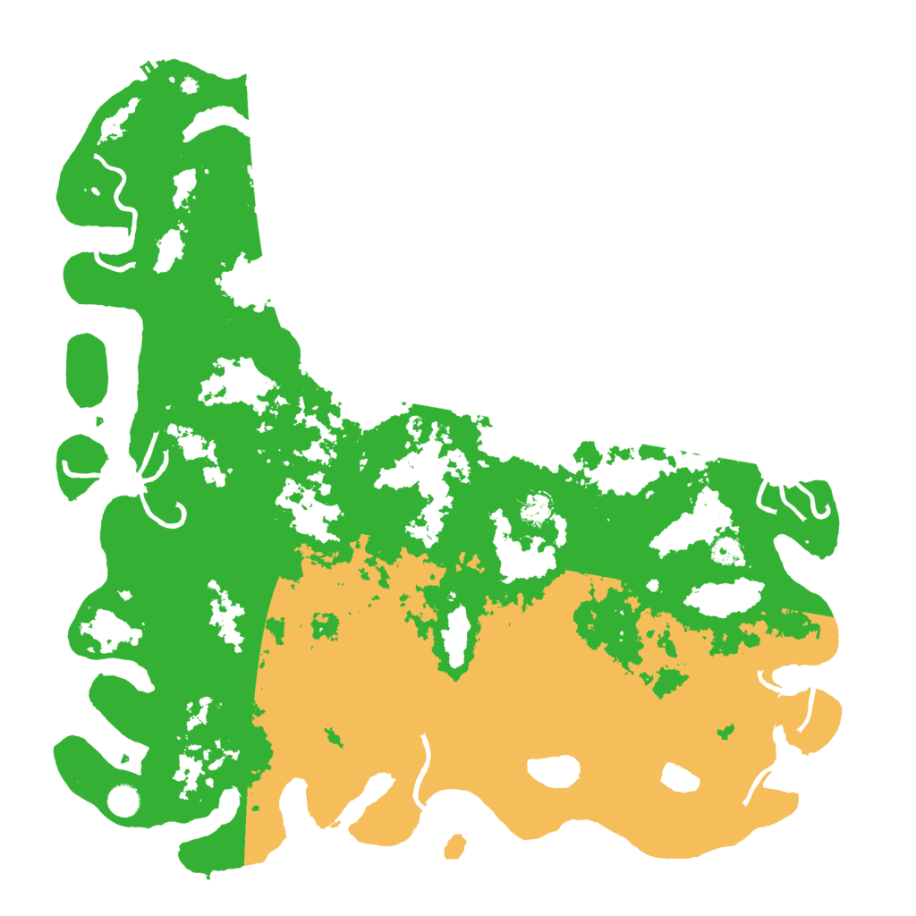 Biome Rust Map: Procedural Map, Size: 5000, Seed: 45450721