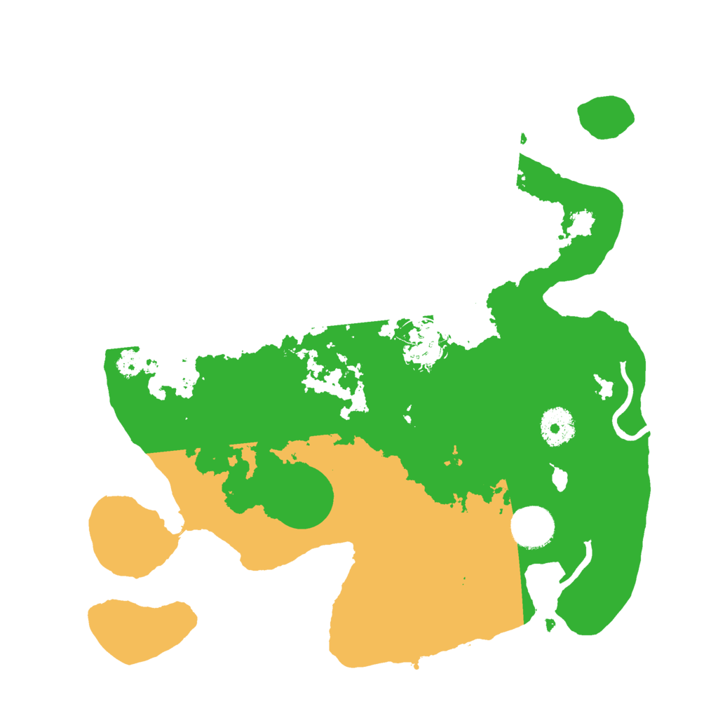 Biome Rust Map: Procedural Map, Size: 3000, Seed: 11023