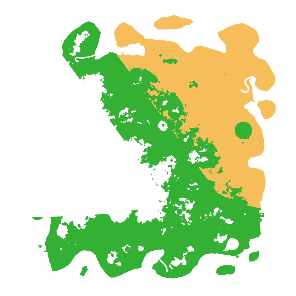 Biome Rust Map: Procedural Map, Size: 4500, Seed: 1429211