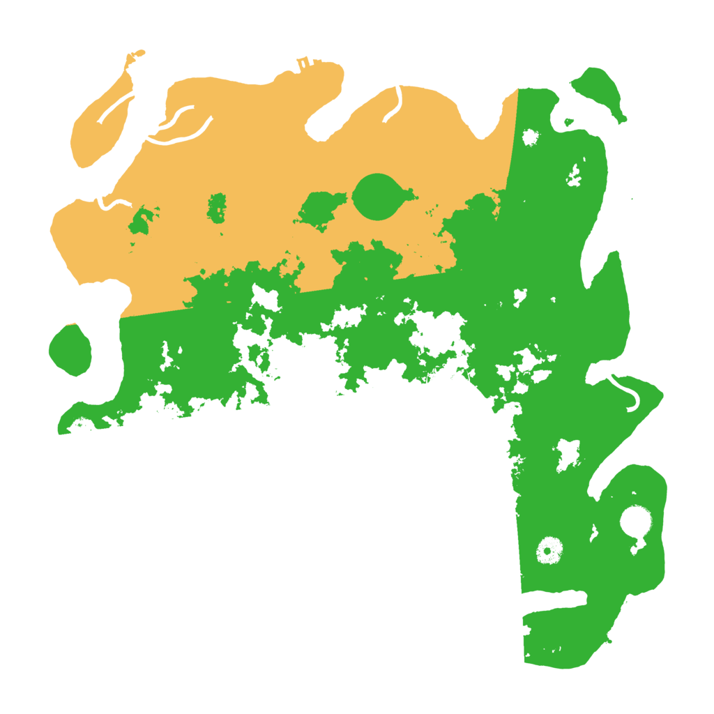 Biome Rust Map: Procedural Map, Size: 4000, Seed: 131133