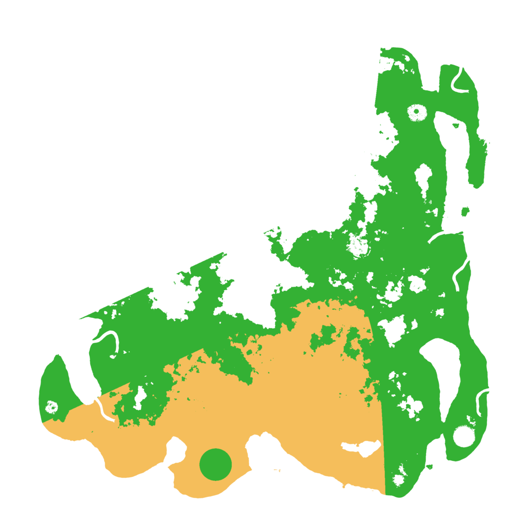 Biome Rust Map: Procedural Map, Size: 4300, Seed: 1227118631