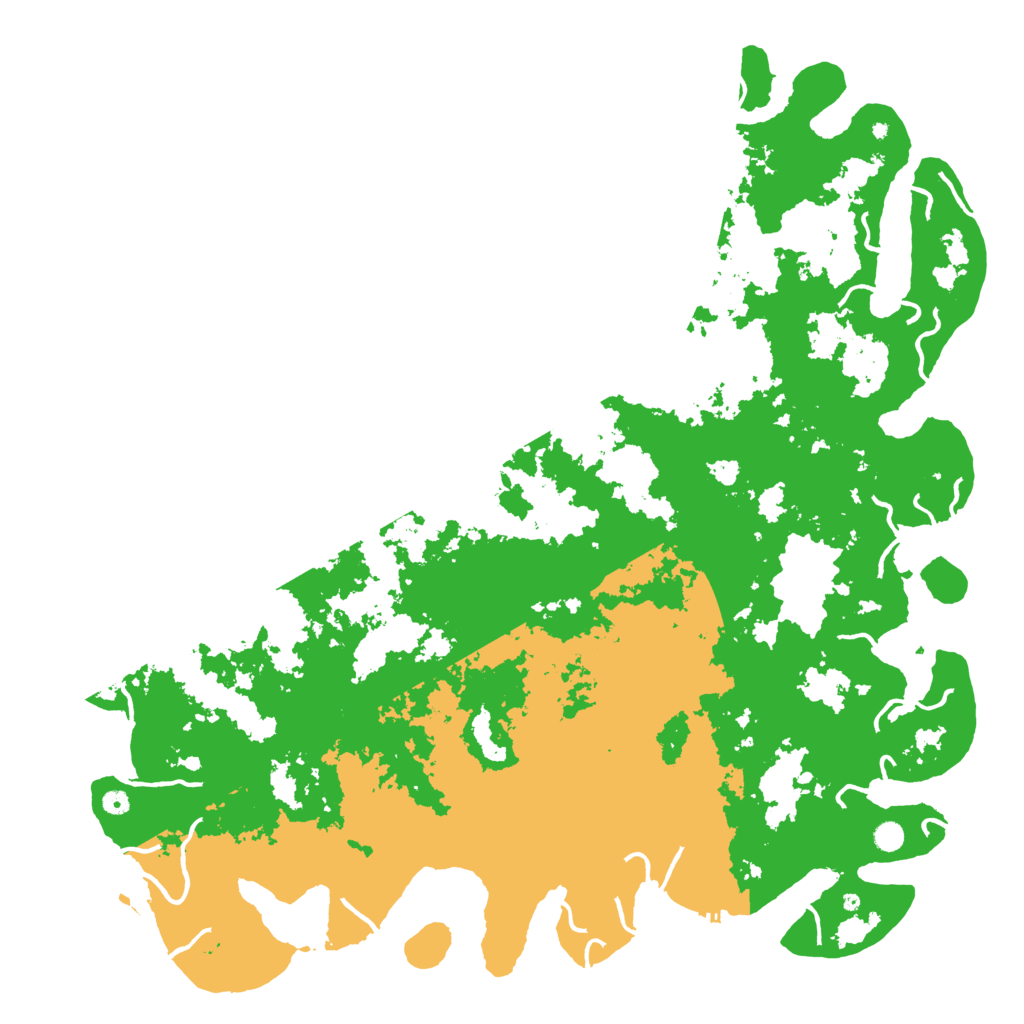 Biome Rust Map: Procedural Map, Size: 6000, Seed: 2003711692