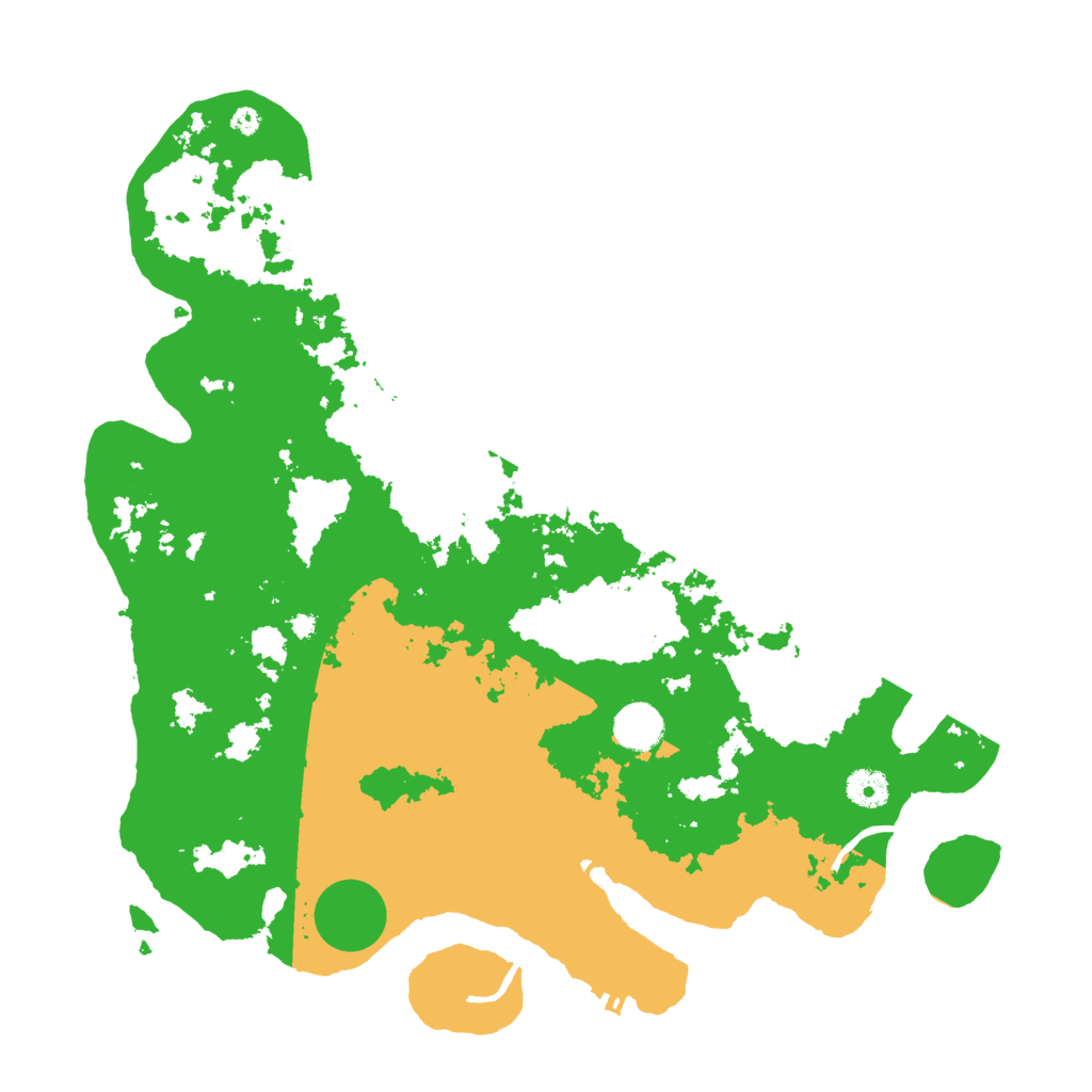 Biome Rust Map: Procedural Map, Size: 4000, Seed: 3333