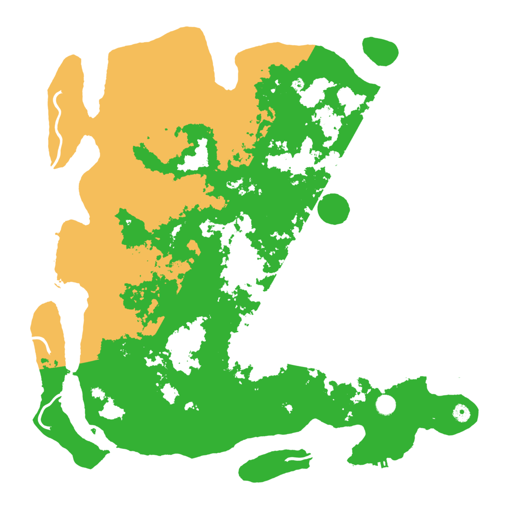 Biome Rust Map: Procedural Map, Size: 4500, Seed: 1900315091