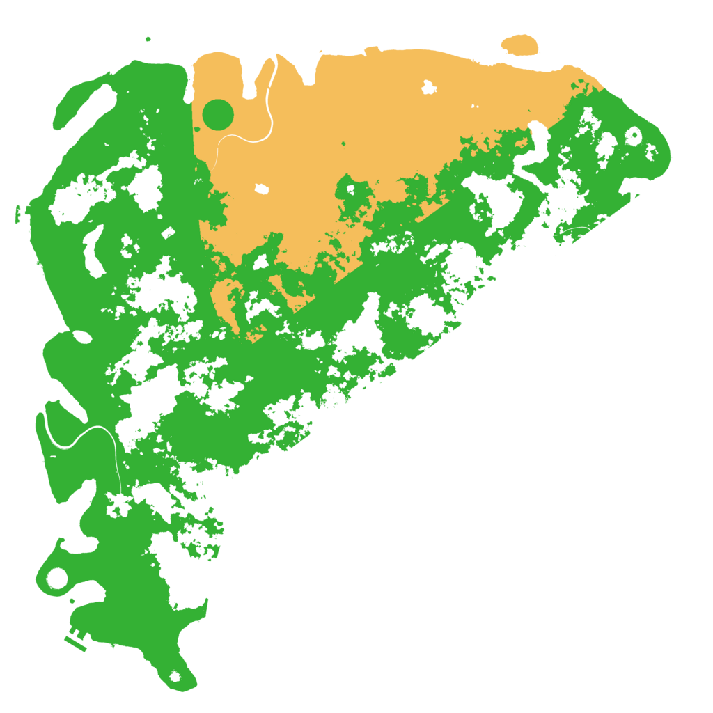 Biome Rust Map: Procedural Map, Size: 6000, Seed: 141414