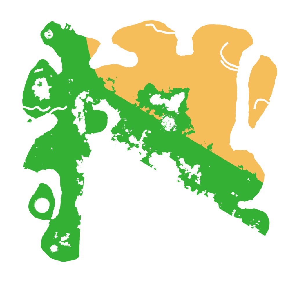 Biome Rust Map: Procedural Map, Size: 3500, Seed: 798798520