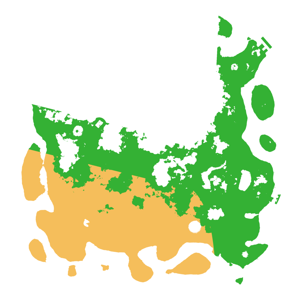 Biome Rust Map: Procedural Map, Size: 4300, Seed: 262583304
