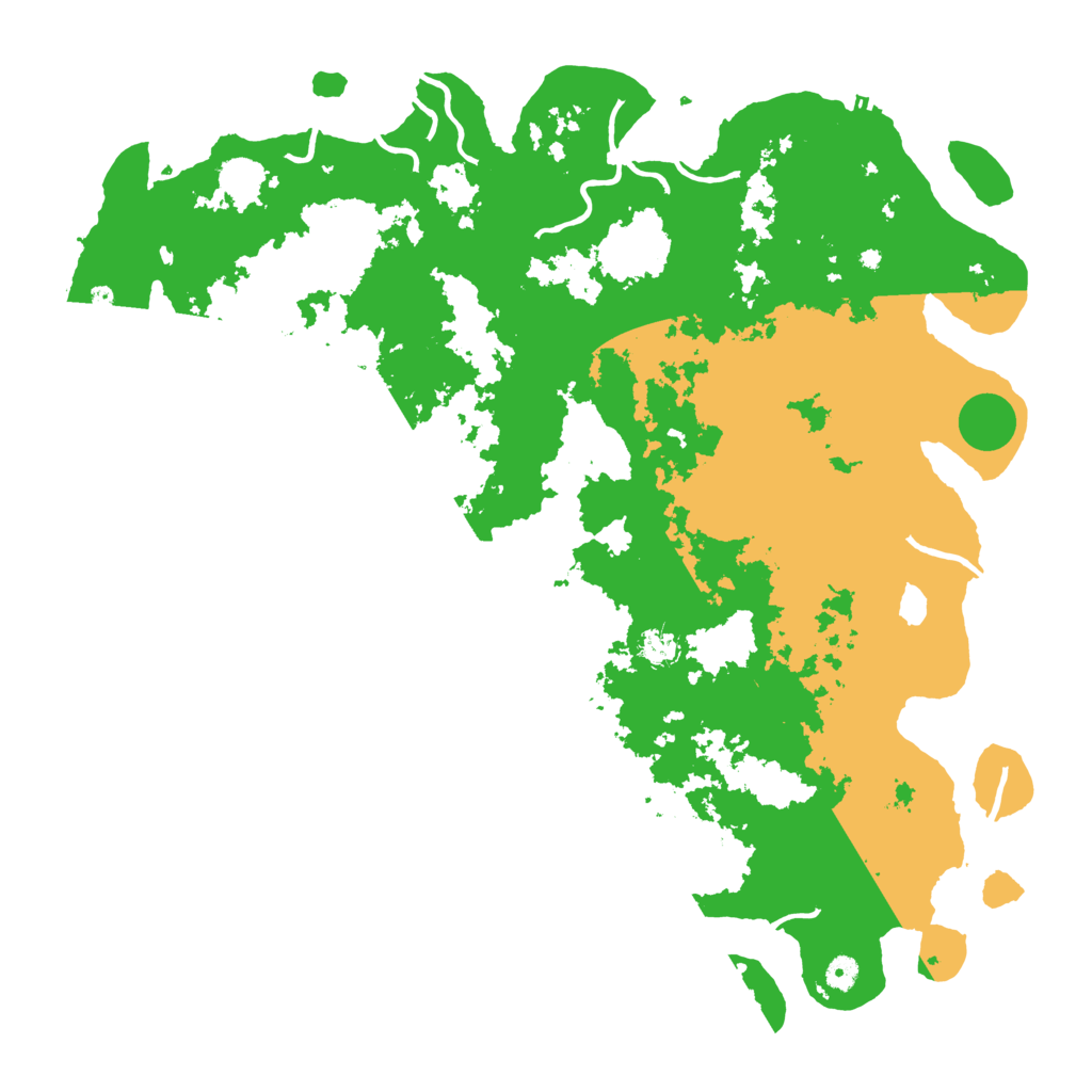 Biome Rust Map: Procedural Map, Size: 5000, Seed: 6942069
