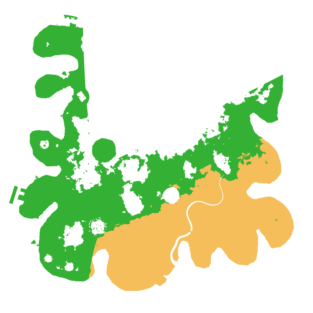 Biome Rust Map: Procedural Map, Size: 3500, Seed: 1077888526