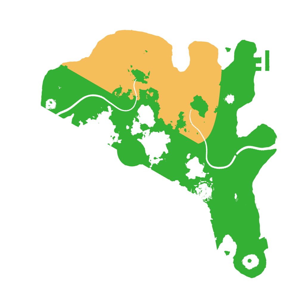 Biome Rust Map: Procedural Map, Size: 3000, Seed: 1326978138