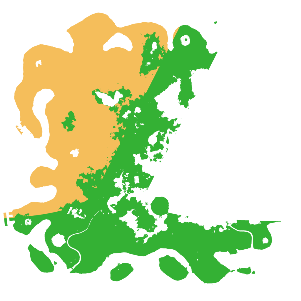 Biome Rust Map: Procedural Map, Size: 4500, Seed: 23335622