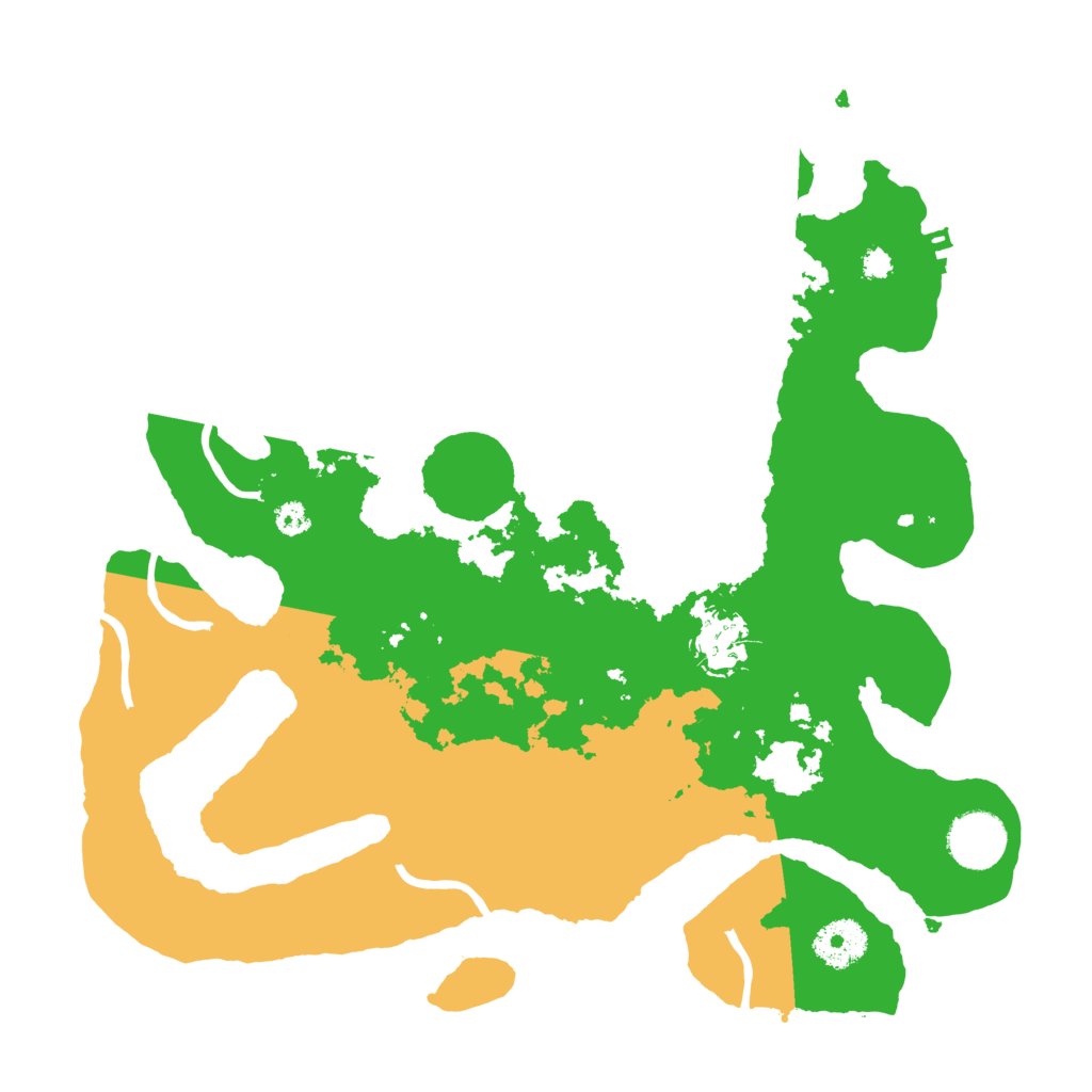 Biome Rust Map: Procedural Map, Size: 3300, Seed: 150