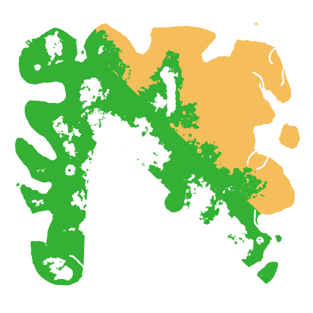 Biome Rust Map: Procedural Map, Size: 4350, Seed: 318328