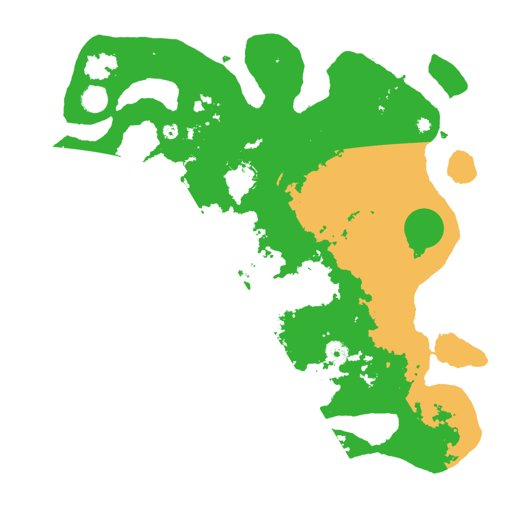 Biome Rust Map: Procedural Map, Size: 3500, Seed: 260936290