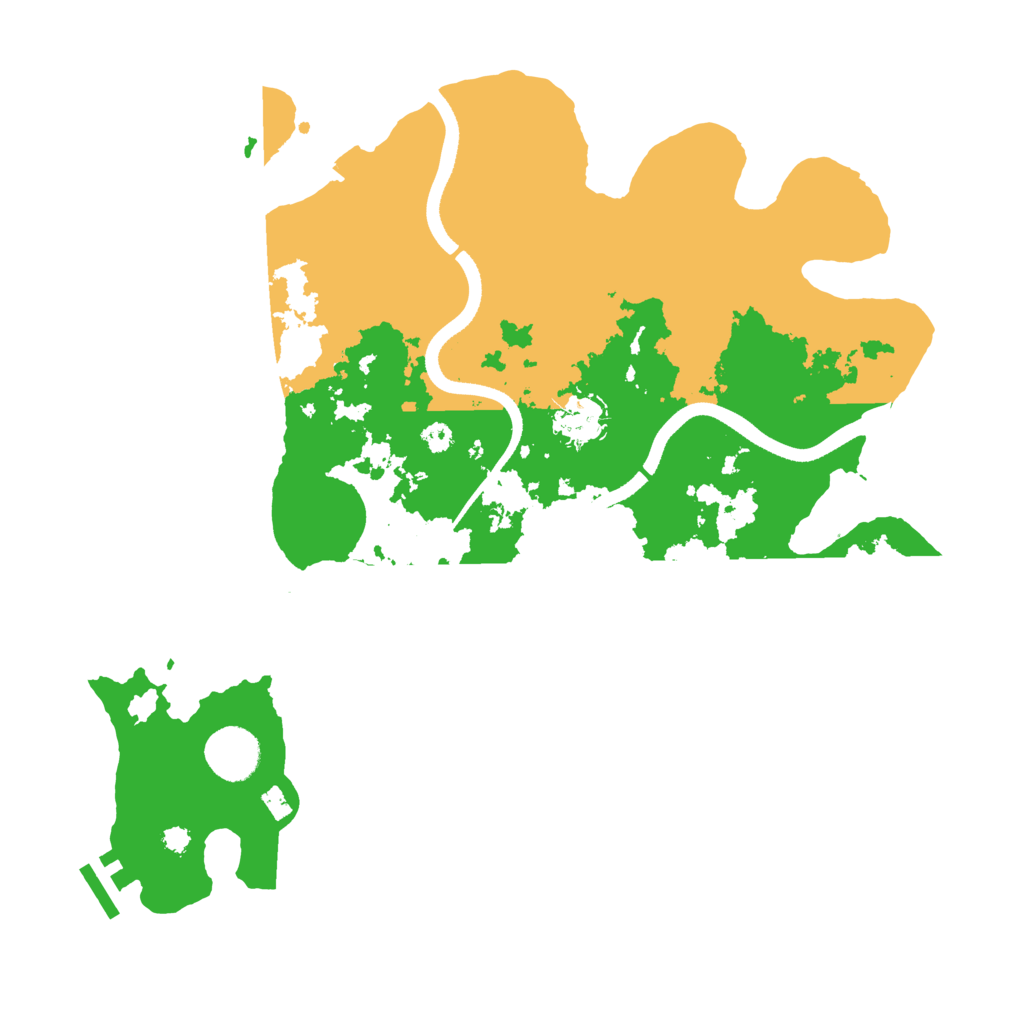 Biome Rust Map: Procedural Map, Size: 3500, Seed: 1602116234