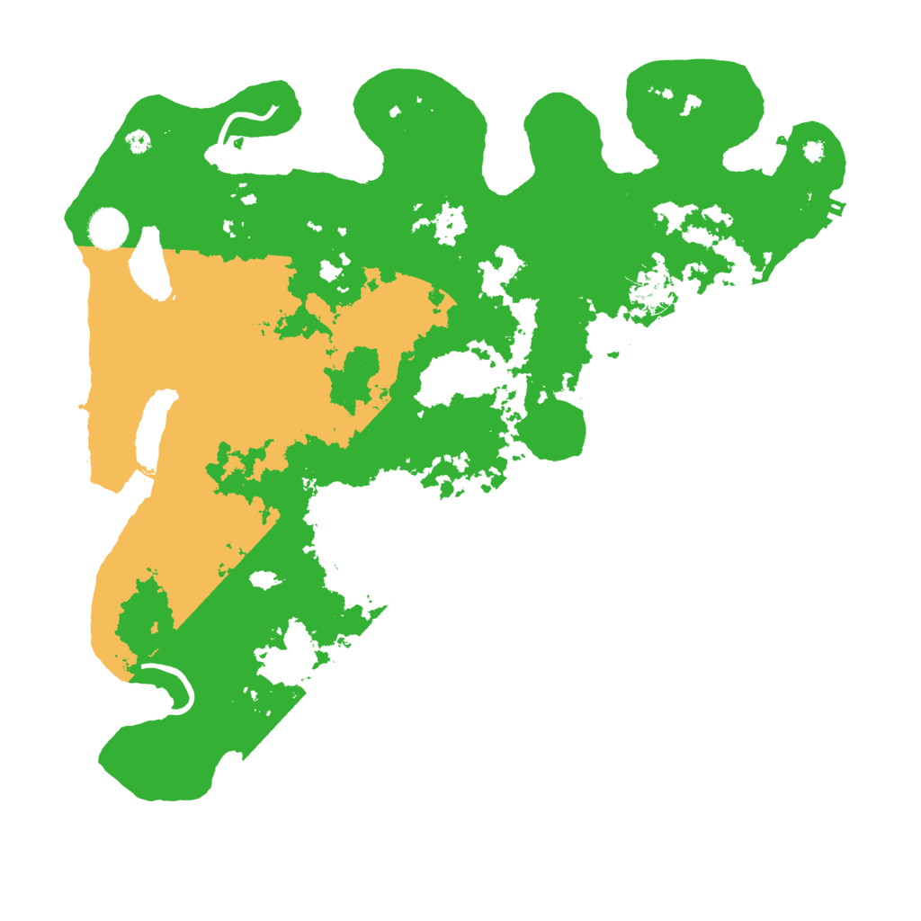 Biome Rust Map: Procedural Map, Size: 4000, Seed: 1990