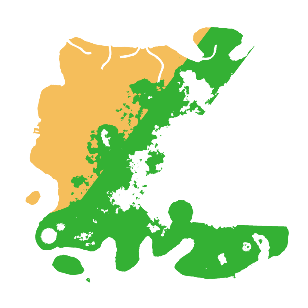 Biome Rust Map: Procedural Map, Size: 3500, Seed: 707598175