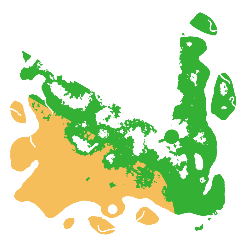 Biome Rust Map: Procedural Map, Size: 4500, Seed: 698008569