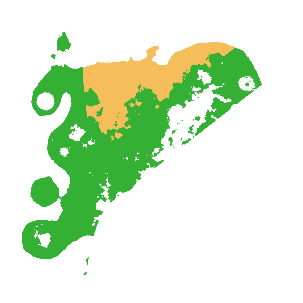 Biome Rust Map: Procedural Map, Size: 3000, Seed: 5442342