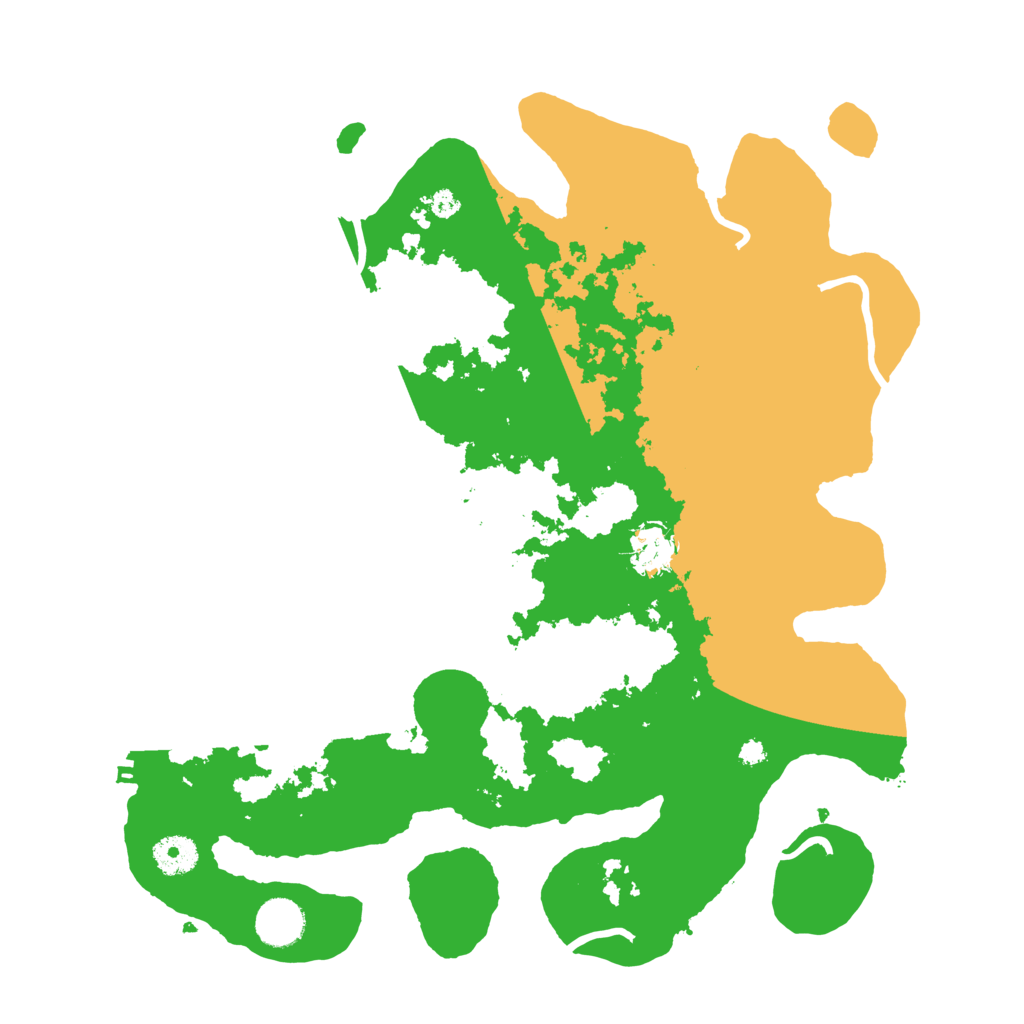 Biome Rust Map: Procedural Map, Size: 3700, Seed: 1579309735