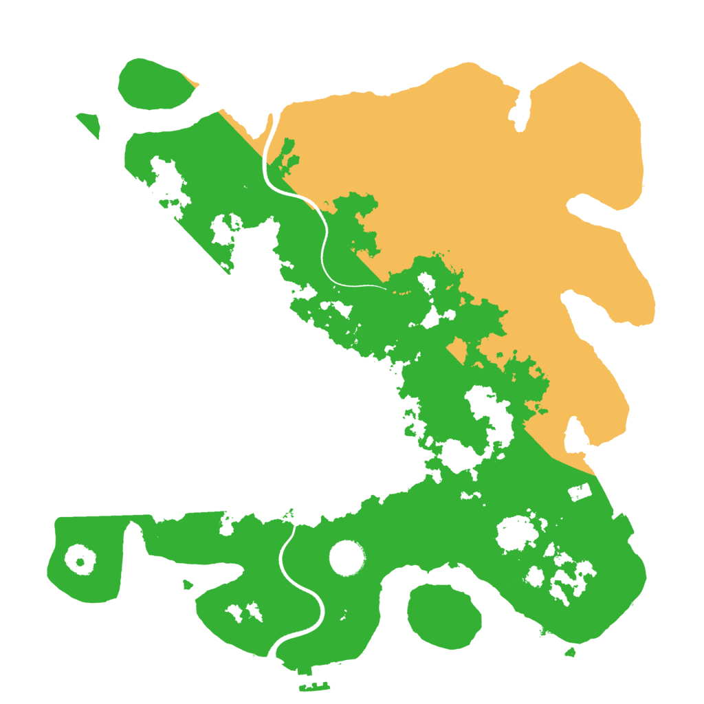 Biome Rust Map: Procedural Map, Size: 3500, Seed: 3234