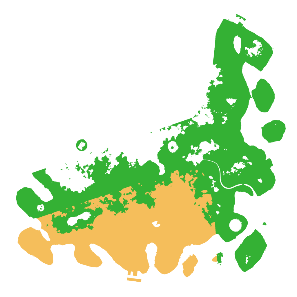 Biome Rust Map: Procedural Map, Size: 4200, Seed: 68498