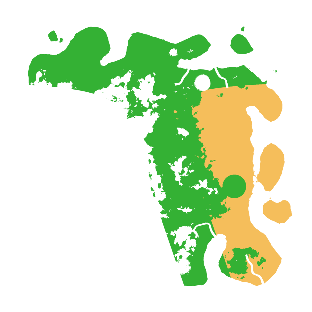 Biome Rust Map: Procedural Map, Size: 3500, Seed: 524565013