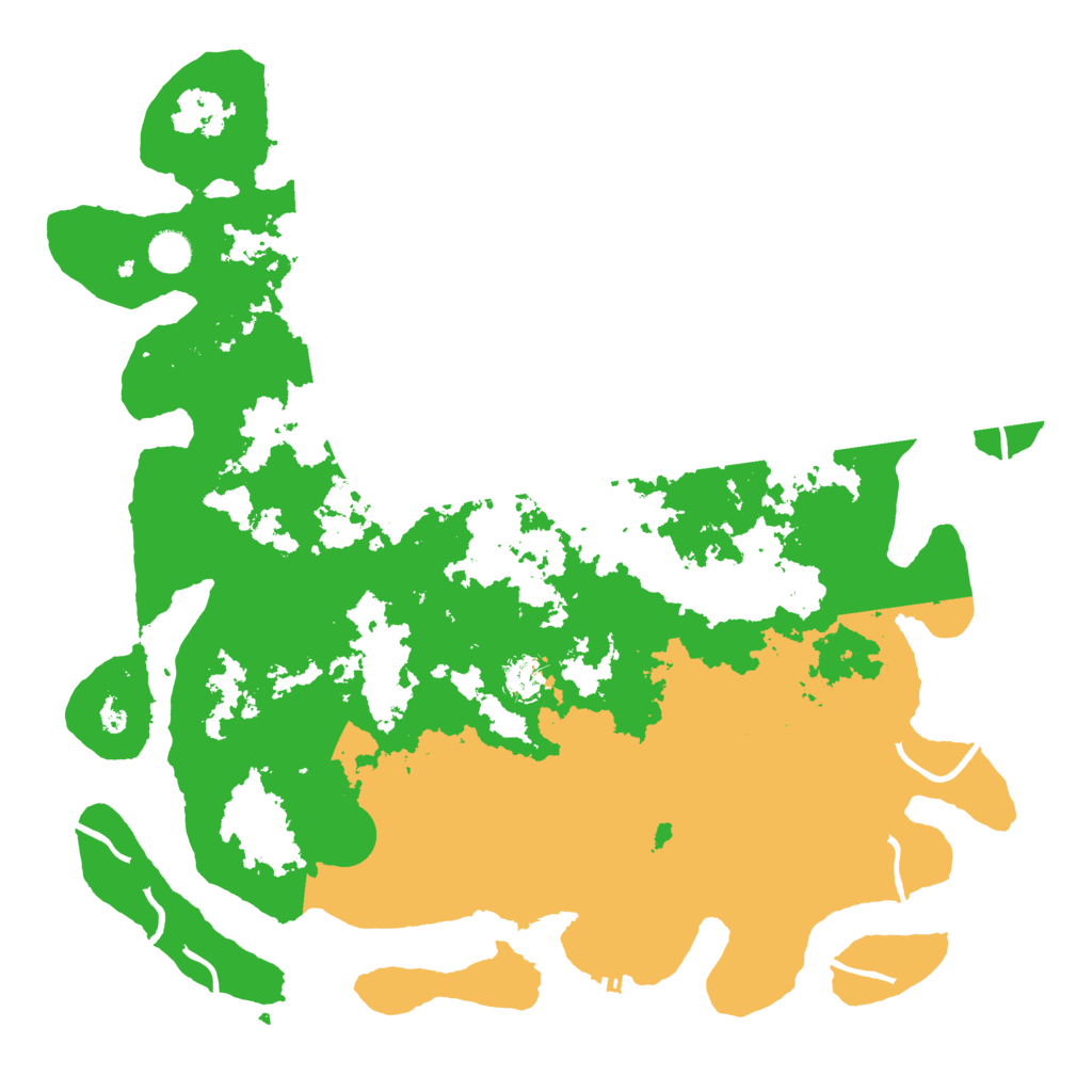 Biome Rust Map: Procedural Map, Size: 4500, Seed: 1452632880