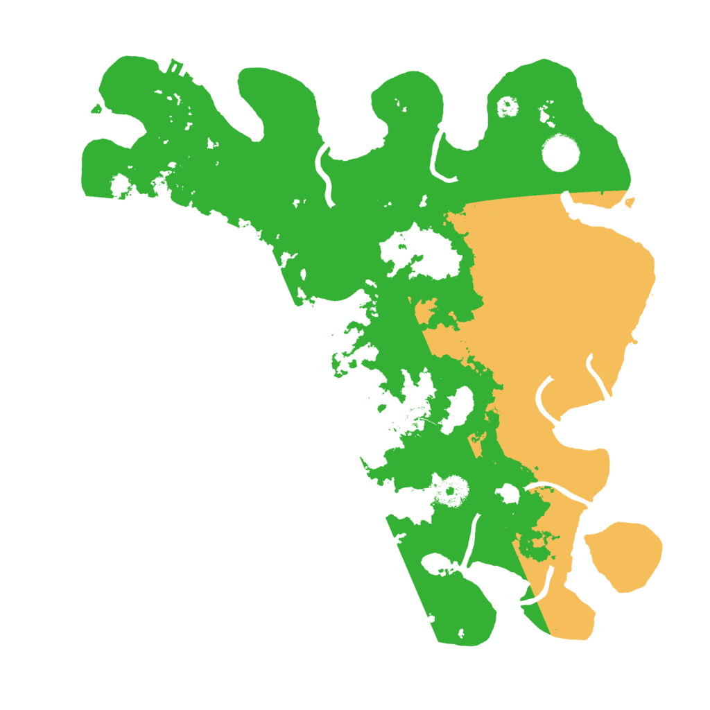 Biome Rust Map: Procedural Map, Size: 3400, Seed: 1839752625