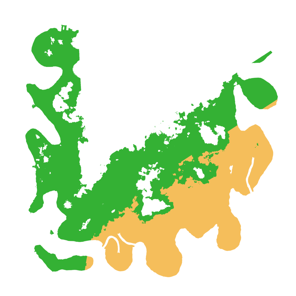 Biome Rust Map: Procedural Map, Size: 3500, Seed: 20221007