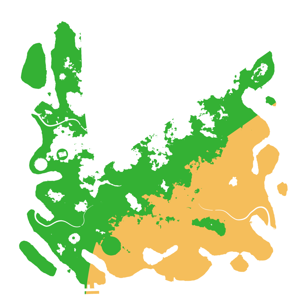 Biome Rust Map: Procedural Map, Size: 4250, Seed: 4572634