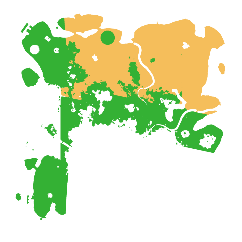 Biome Rust Map: Procedural Map, Size: 4500, Seed: 8754