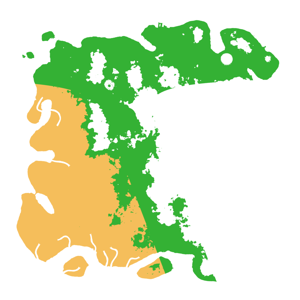 Biome Rust Map: Procedural Map, Size: 4500, Seed: 1592913358