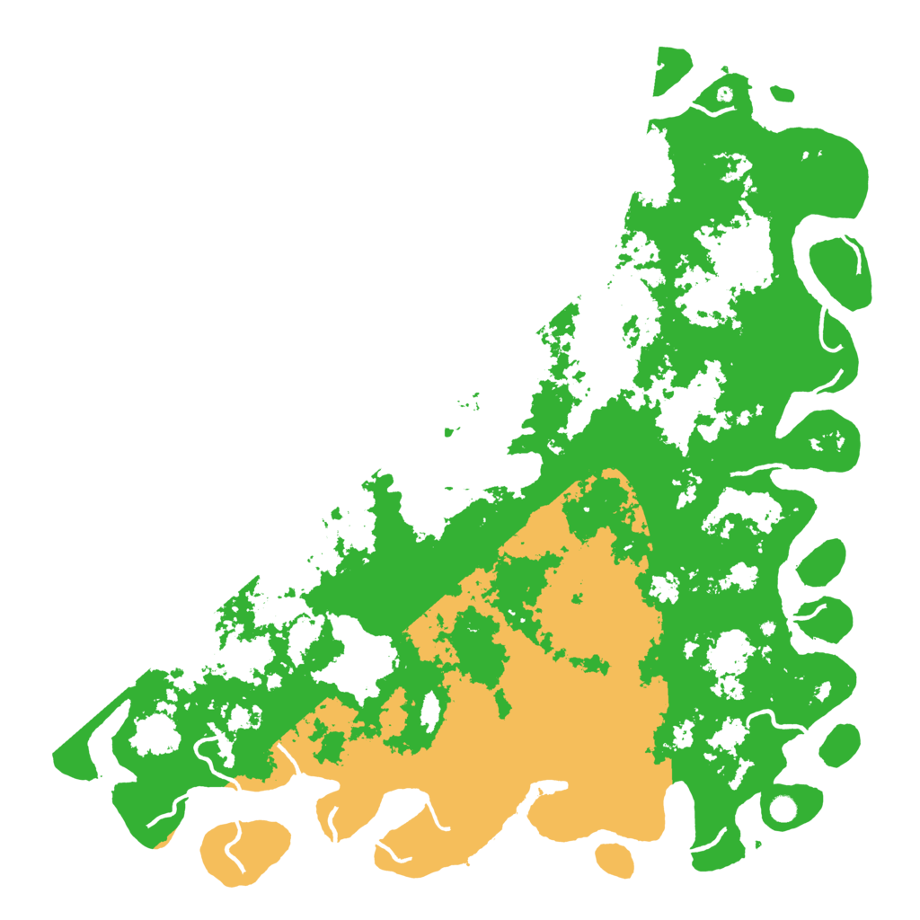 Biome Rust Map: Procedural Map, Size: 6000, Seed: 350